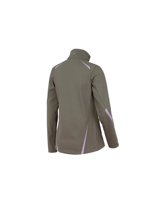 Work Jackets: Softshell jacket e.s.motion 2020, ladies' + stone/lavender 3