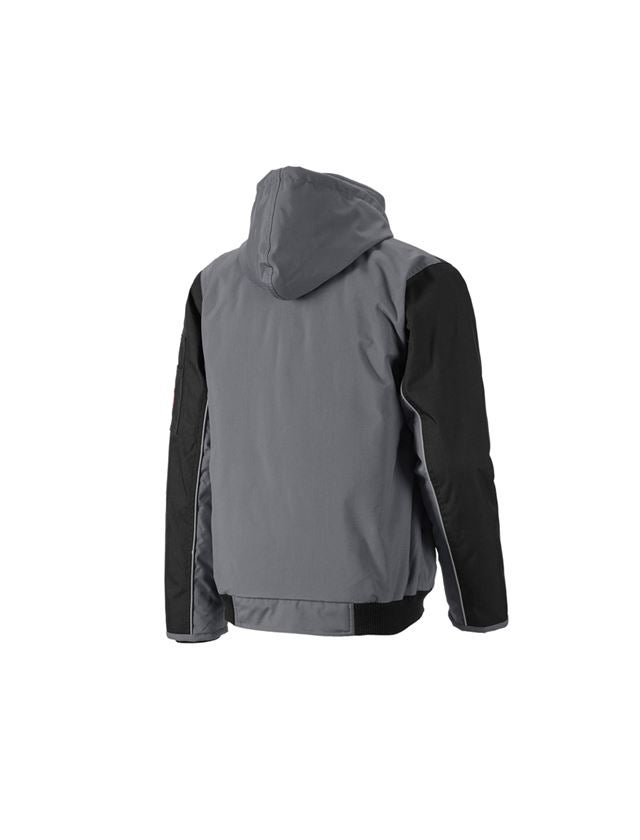 Work Jackets: Pilot jacket e.s.image  + grey/black 1