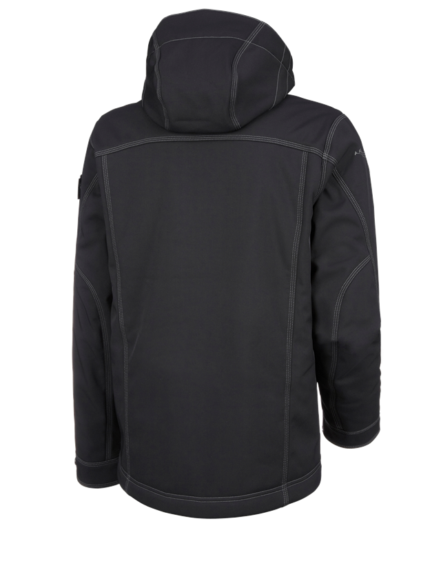Work Jackets: Winter softshell jacket e.s.roughtough + black 3