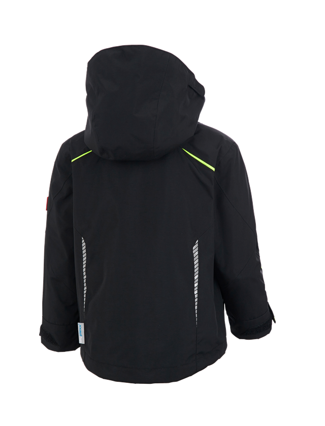 Jackets: 3 in 1 functional jacket e.s.motion 2020,  childr. + black/high-vis yellow/high-vis orange 1