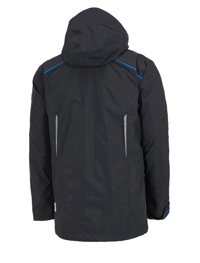 Work Jackets: 3 in 1 functional jacket e.s.motion 2020, men's + graphite/gentian blue 3