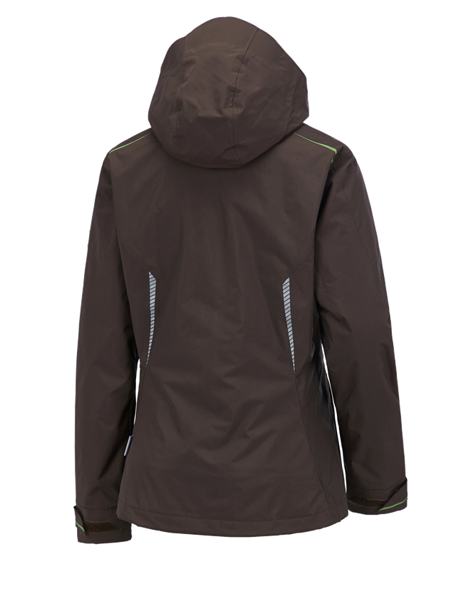 Work Jackets: 3 in 1 functional jacket e.s.motion 2020, ladies' + chestnut/sea green 3