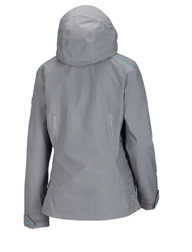 Work Jackets: 3 in 1 functional jacket e.s.motion 2020, ladies' + platinum/capri 3