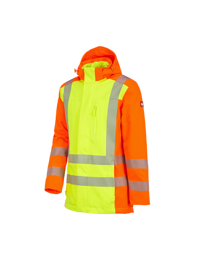 Work Jackets: High-vis functional parka e.s.motion 2020 + high-vis yellow/high-vis orange 2