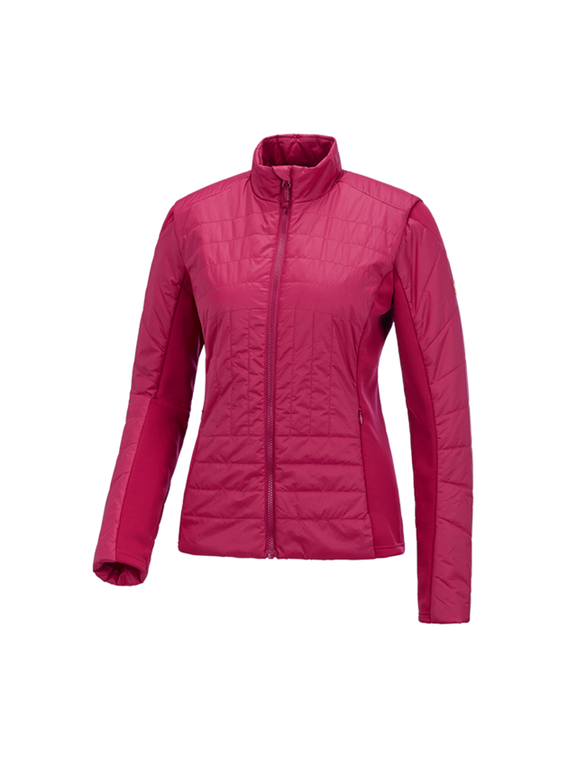 Jacken: e.s. Funktions Steppjacke thermo stretch, Damen + beere 2