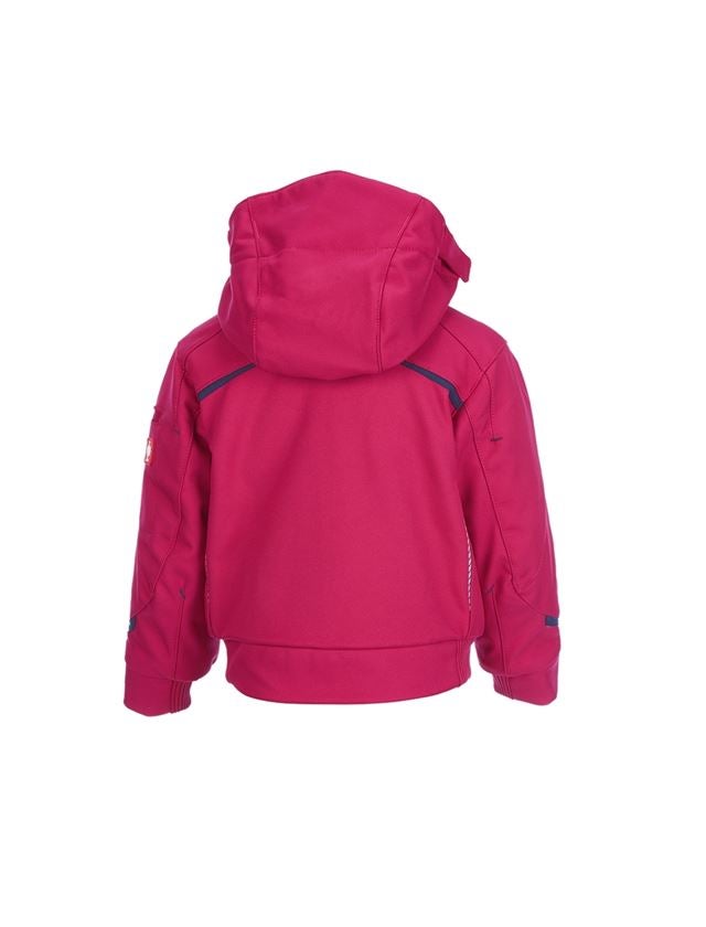 Jackets: Winter softshell jacket e.s.motion 2020,children's + berry/navy 3