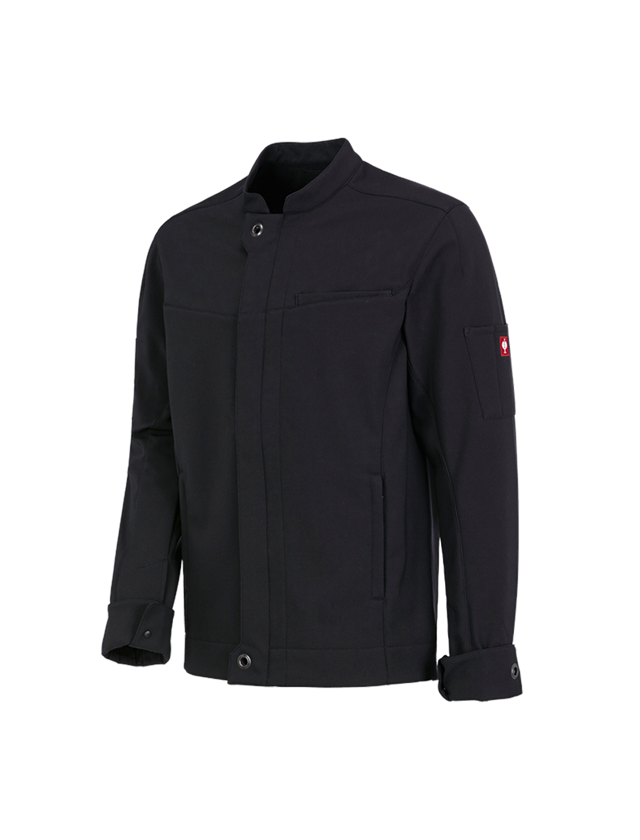 Shirts, Pullover & more: Softshell jacket e.s.fusion, men's + black