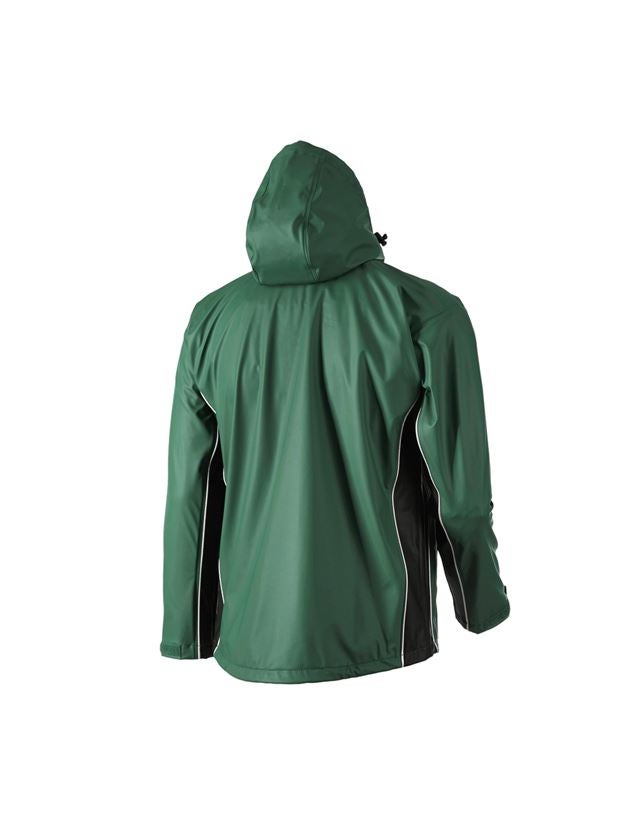 Jacken: Regenjacke flexactive + grün/schwarz 1