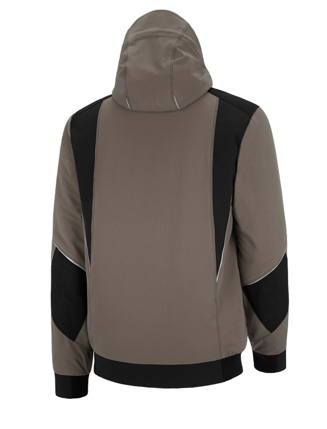 Work Jackets: Winter functional jacket e.s.dynashield + stone/black 3