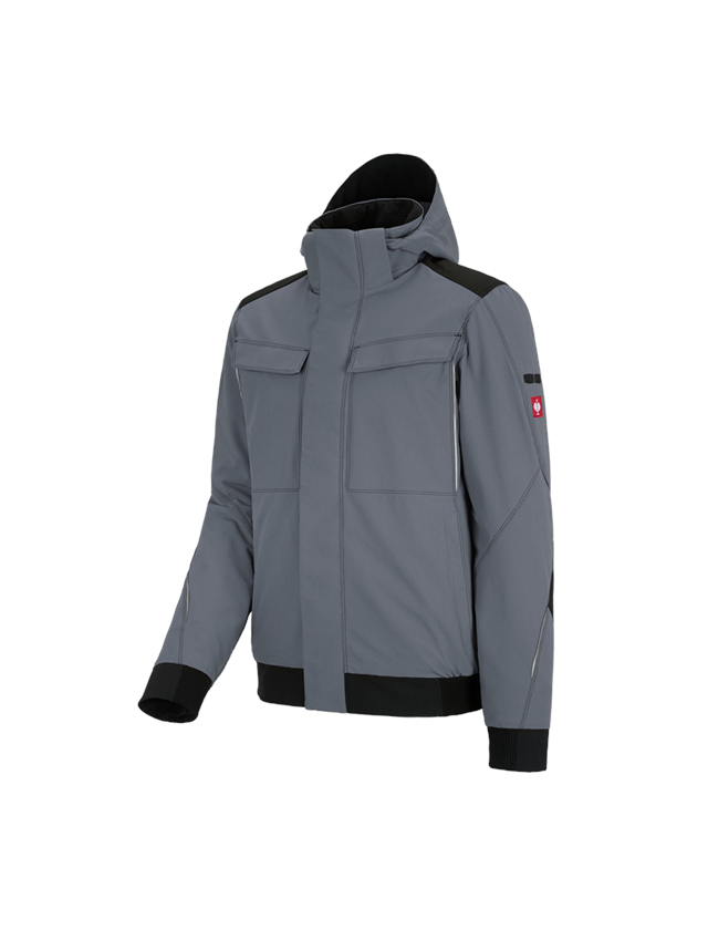 Work Jackets: Winter functional jacket e.s.dynashield + cement/black 2
