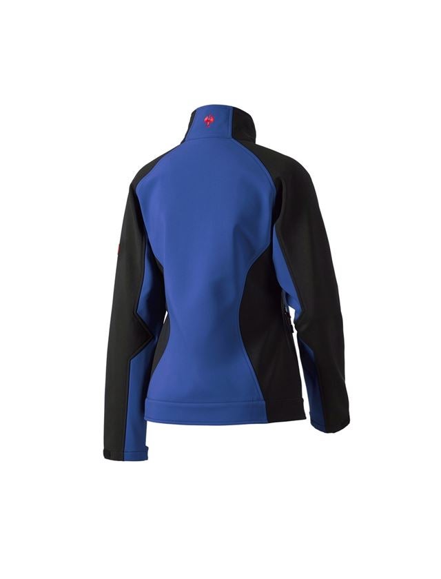 Gardening / Forestry / Farming: Ladies' softshell jacket dryplexx® softlight + royal/black 3