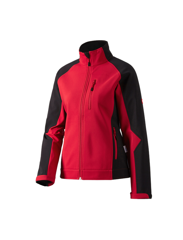 Gardening / Forestry / Farming: Ladies' softshell jacket dryplexx® softlight + red/black 2
