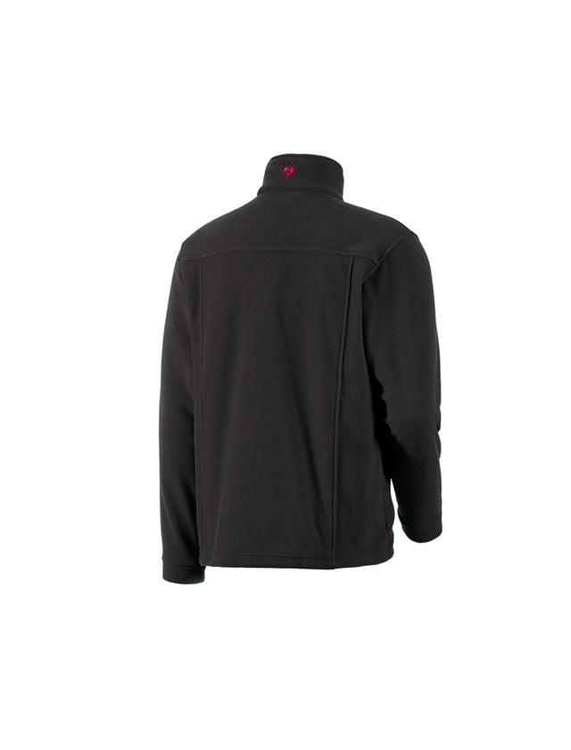 Work Jackets: Fleece jacket e.s.classic + black 1