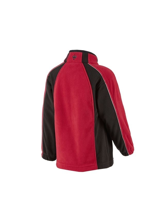 Jackets: Children's microfleece jacket dryplexx® micro + red/black 2