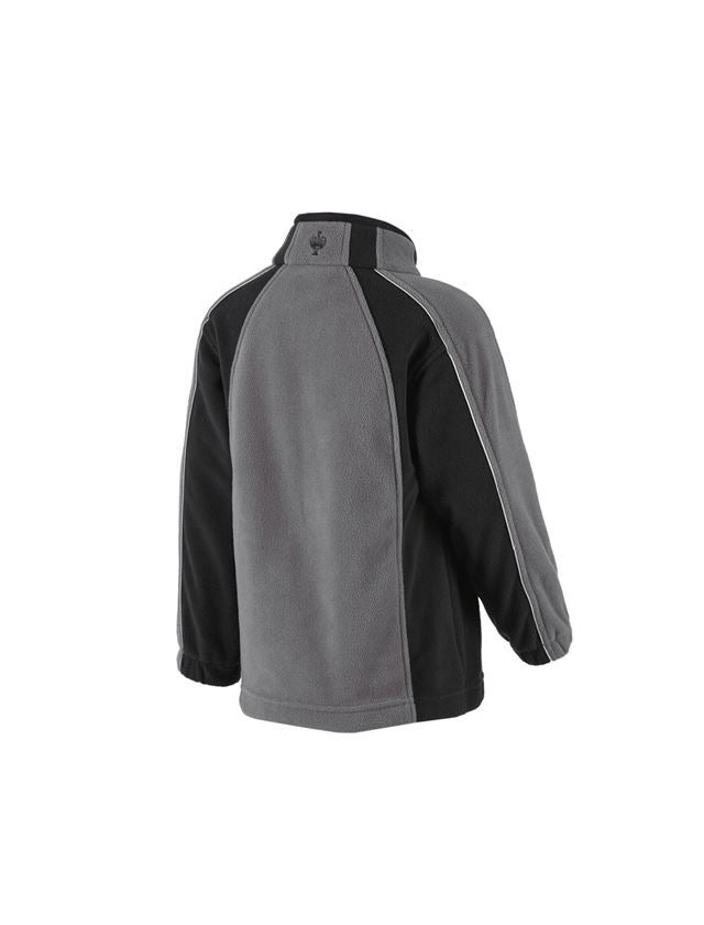 Jackets: Children's microfleece jacket dryplexx® micro + anthracite/black 1