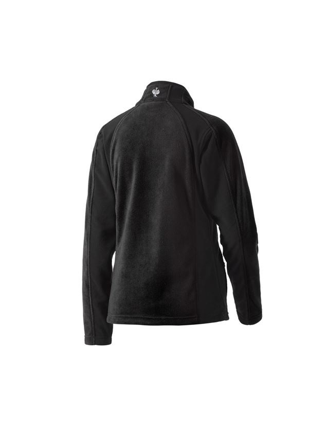 Work Jackets: Ladies' Microfleece jacket dryplexx® micro + black 1