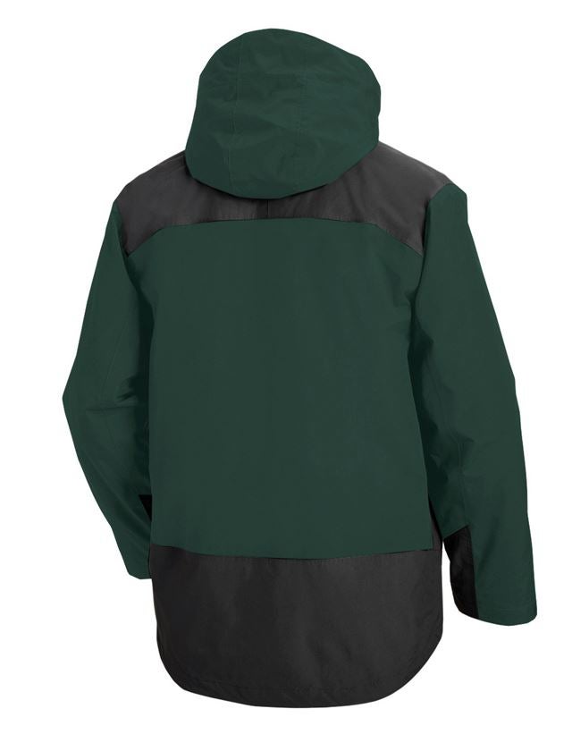 Work Jackets: e.s. 3 in 1 functional jacket, men + green/black 3