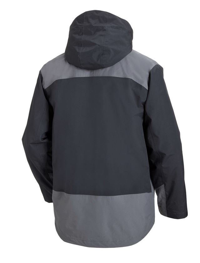 Work Jackets: e.s. 3 in 1 functional jacket, men + graphite/cement 1