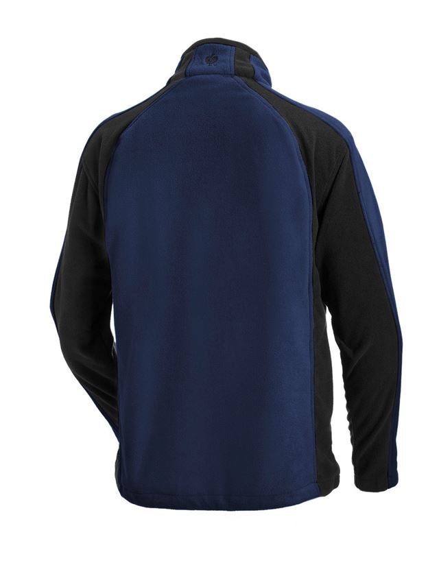 Work Jackets: Microfleece jacket dryplexx® micro + navy/black 3