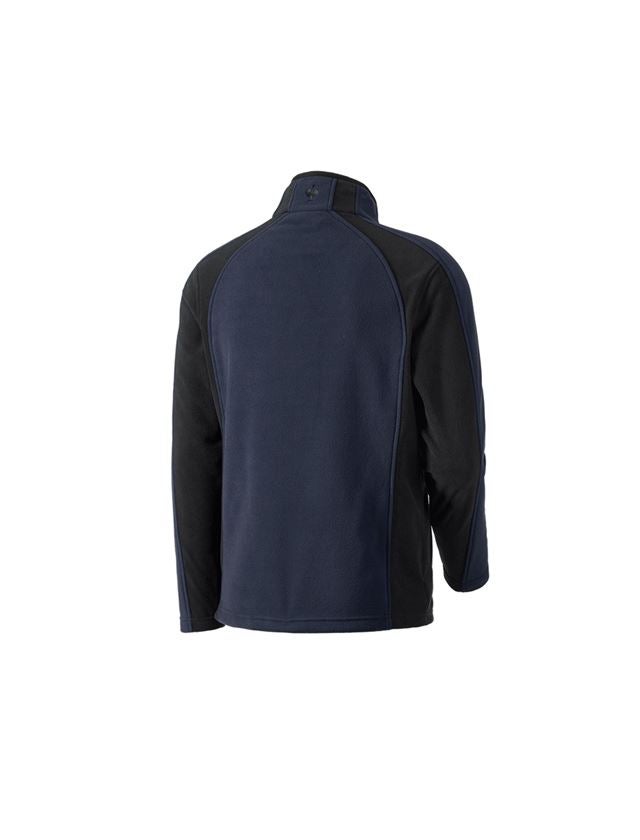 Work Jackets: Microfleece jacket dryplexx® micro + navy/black 3