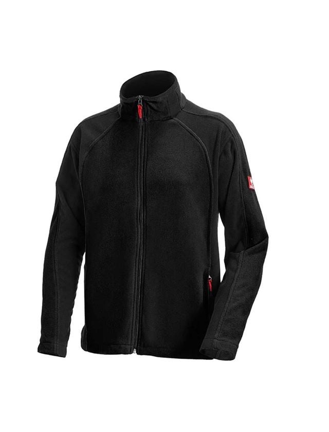 Work Jackets: Microfleece jacket dryplexx® micro + black 1