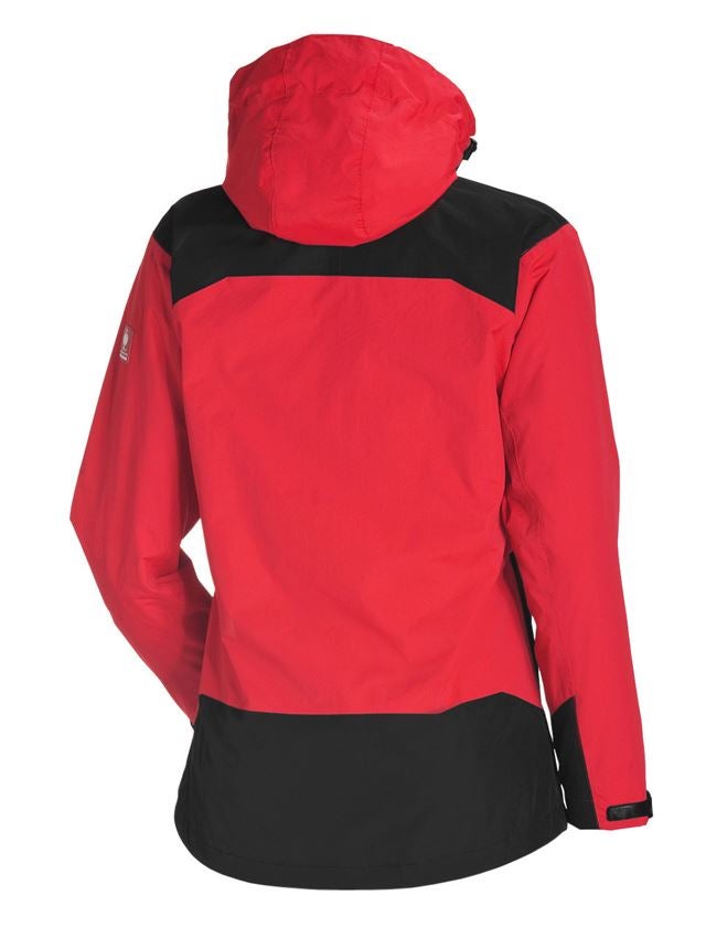 Work Jackets: e.s. 3 in 1 ladies' Functional jacket + red/black 3
