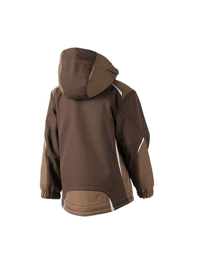 Jackets: Children's softshell jacket e.s.motion + chestnut/hazelnut 1