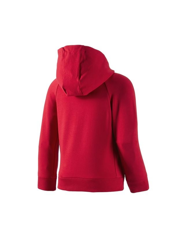 Shirts, Pullover & more: e.s. Hoody sweatjacket cotton stretch, children’s + fiery red 1
