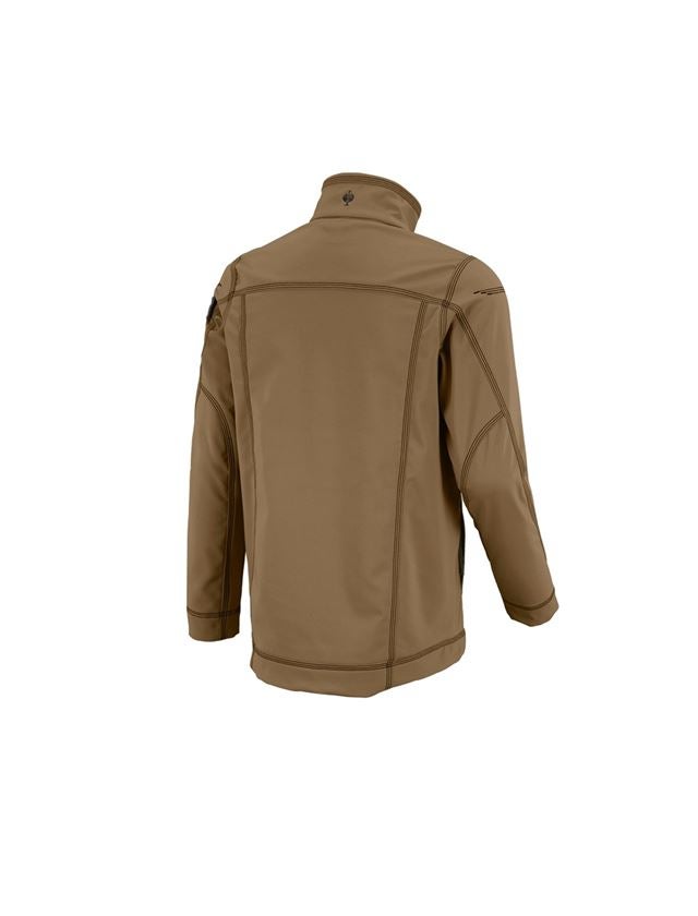 Work Jackets: Softshell jacket e.s.roughtough + walnut 3