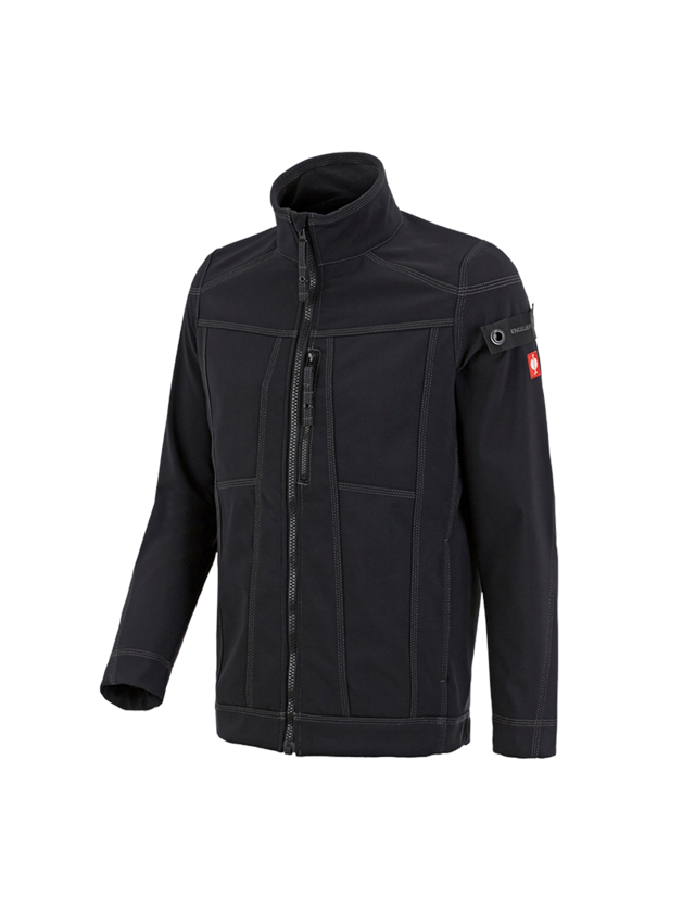 Work Jackets: Softshell jacket e.s.roughtough + black 2