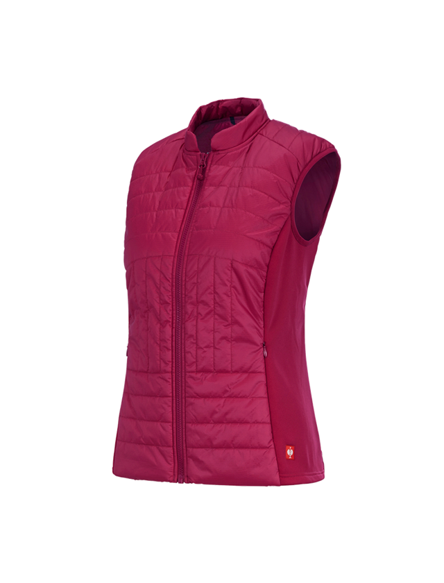 Themen: e.s. Funktions Steppweste thermo stretch, Damen + beere