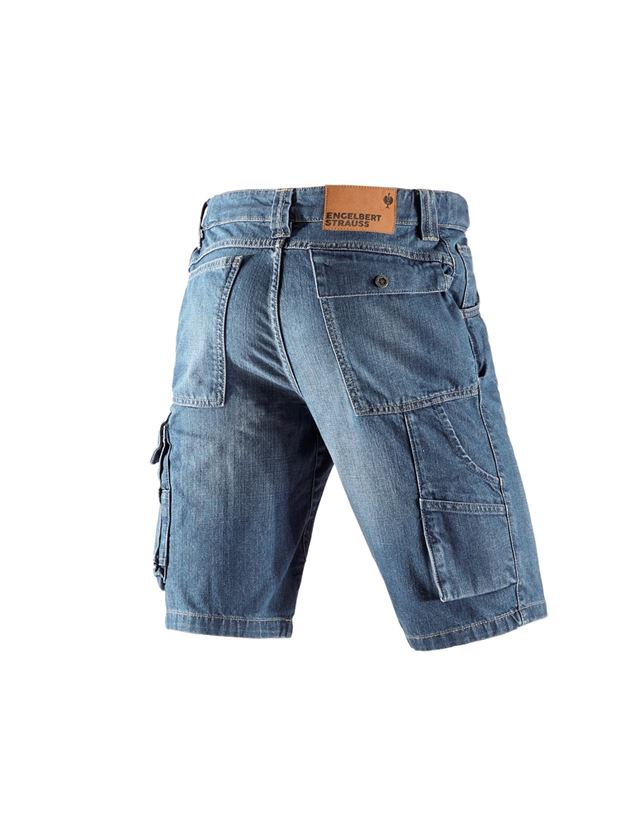 Hosen: e.s. Worker-Jeans-Short + stonewashed 1