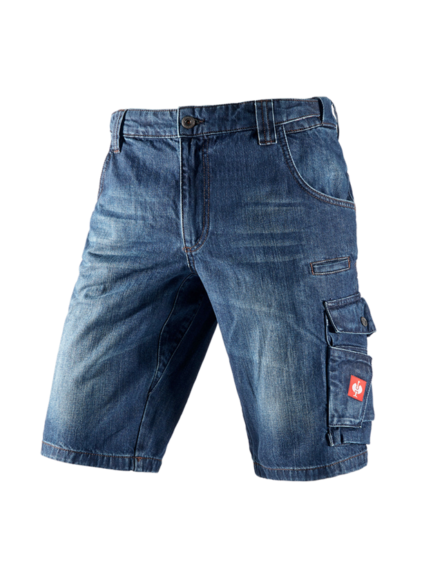 Work Trousers: e.s. Worker denim shorts + darkwashed