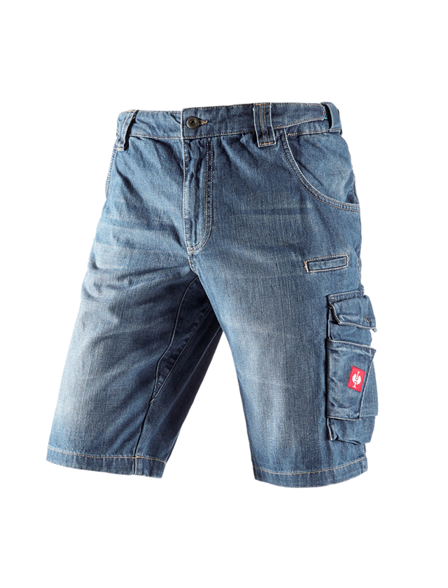 Hosen: e.s. Worker-Jeans-Short + stonewashed