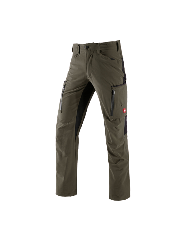 Pantalons de travail: Pantalon Cargo e.s.vision stretch, hommes + mousse/noir 2