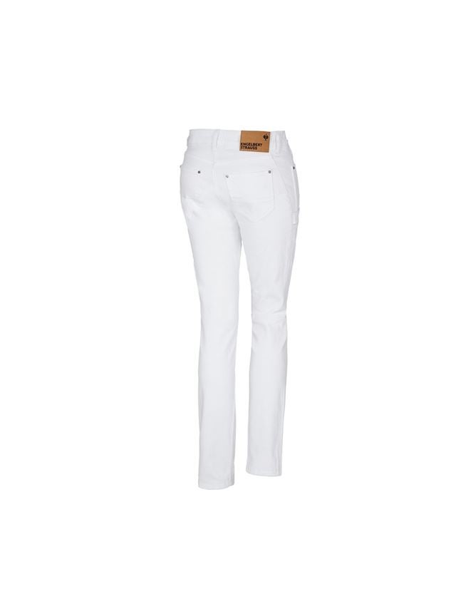 Themen: e.s. 7-Pocket-Jeans, Damen + weiß 3