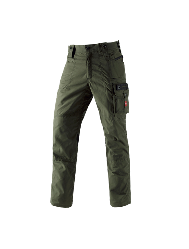 Pantalons de travail: e.s. Pantalon à taille élastique cotton touch + thym 2