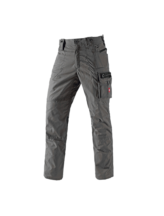 Pantalons de travail: e.s. Pantalon à taille élastique cotton touch + titane 2
