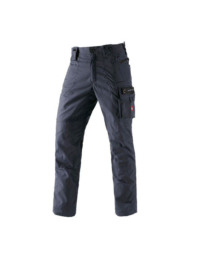 Pantalons de travail: e.s. Pantalon à taille élastique cotton touch + bleu nuit 2