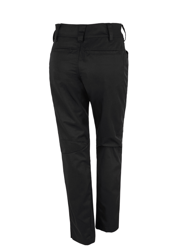 Pantalons de travail: e.s. Pantalon de travail base, femmes + noir 1