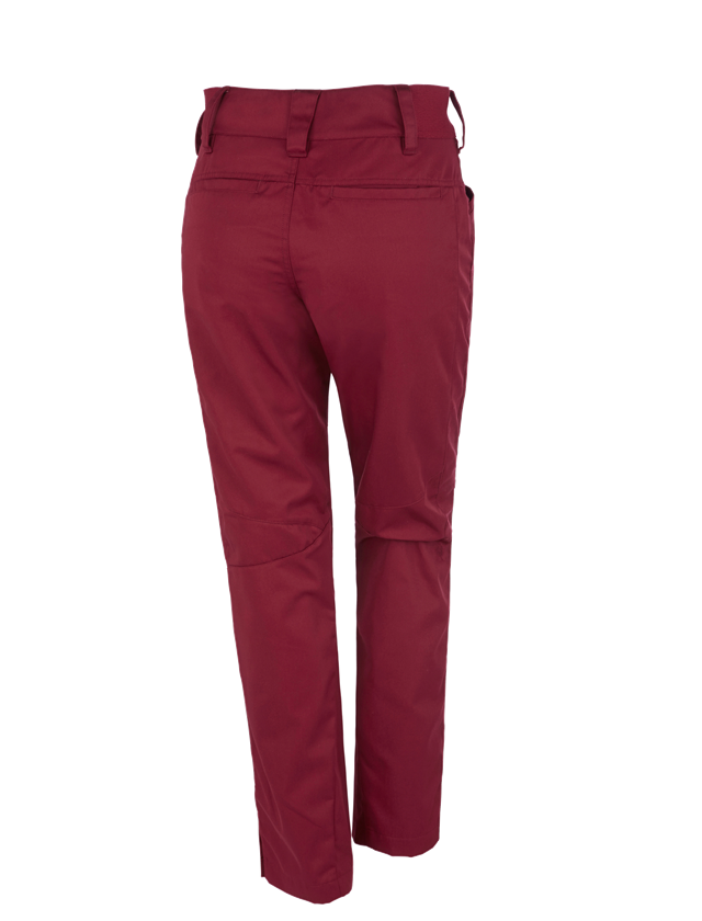Pantalons de travail: e.s. Pantalon de travail base, femmes + rubis 1