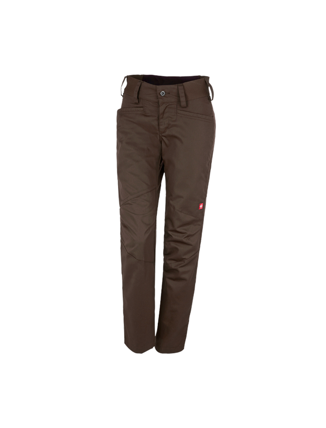Work Trousers: e.s. Trousers base, ladies' + chestnut