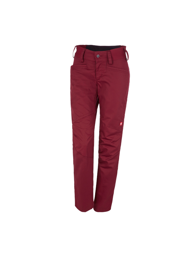 Pantalons de travail: e.s. Pantalon de travail base, femmes + rubis