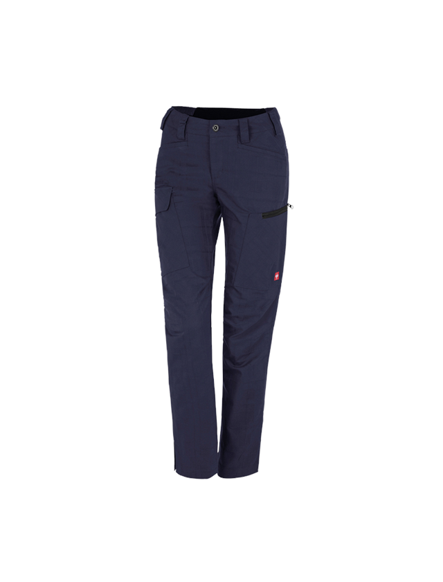 Work Trousers: e.s. Trousers pocket, ladies' + navy