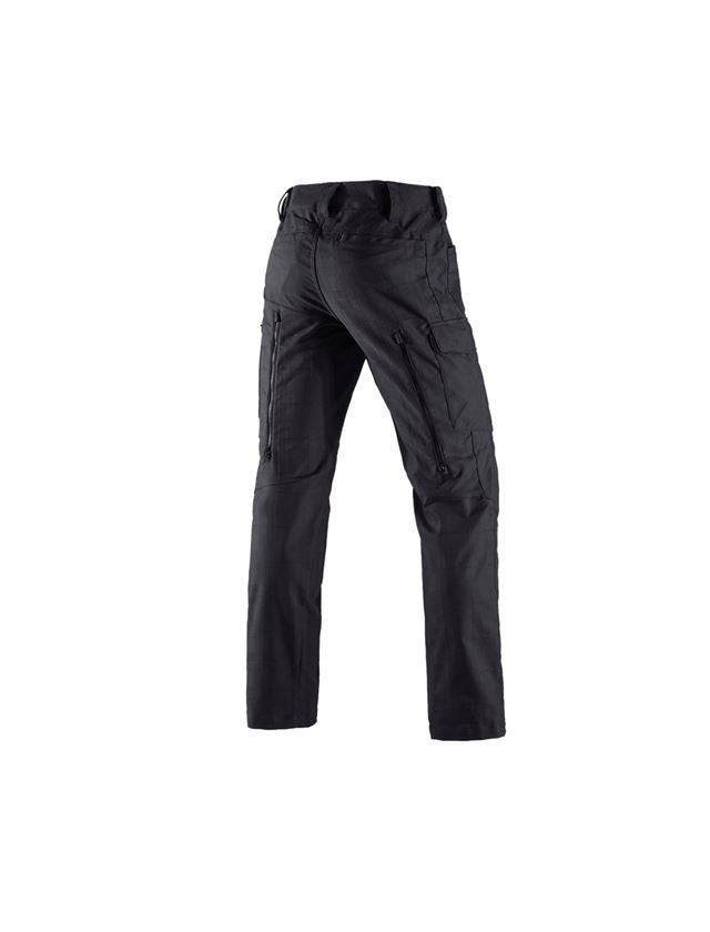 Pantalons de travail: e.s. Pantalon de travail pocket, hommes + noir 1