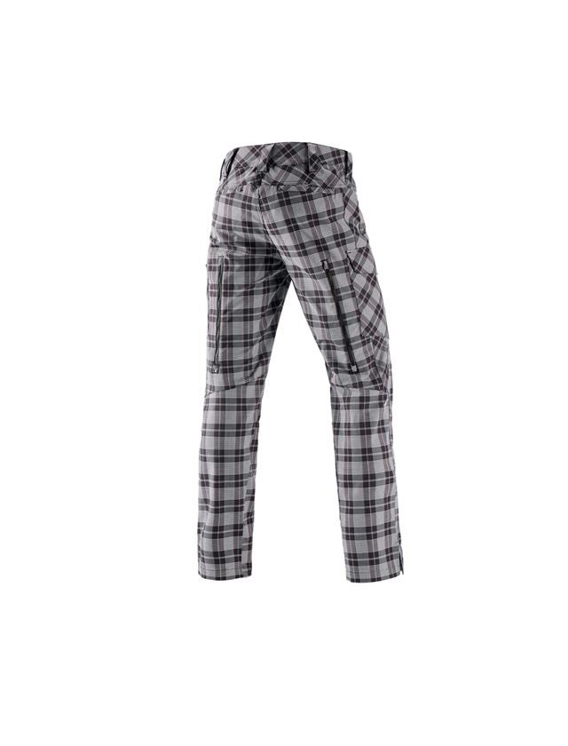 Pantalons de travail: e.s. Pantalon de travail pocket, hommes + noir/blanc/rouge 1