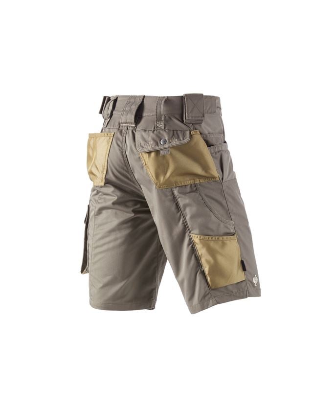 Work Trousers: Shorts e.s.motion Summer + stone/khaki/sand 1