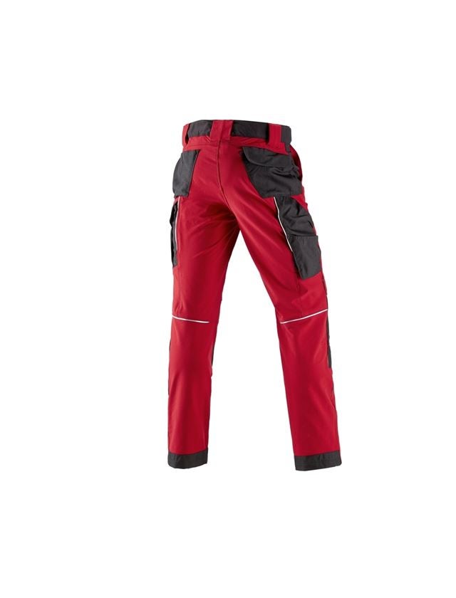 Work Trousers: Functional trousers e.s.dynashield + fiery red/black 3