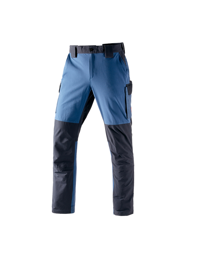 Work Trousers: Functional cargo trousers e.s.dynashield + cobalt/pacific 1