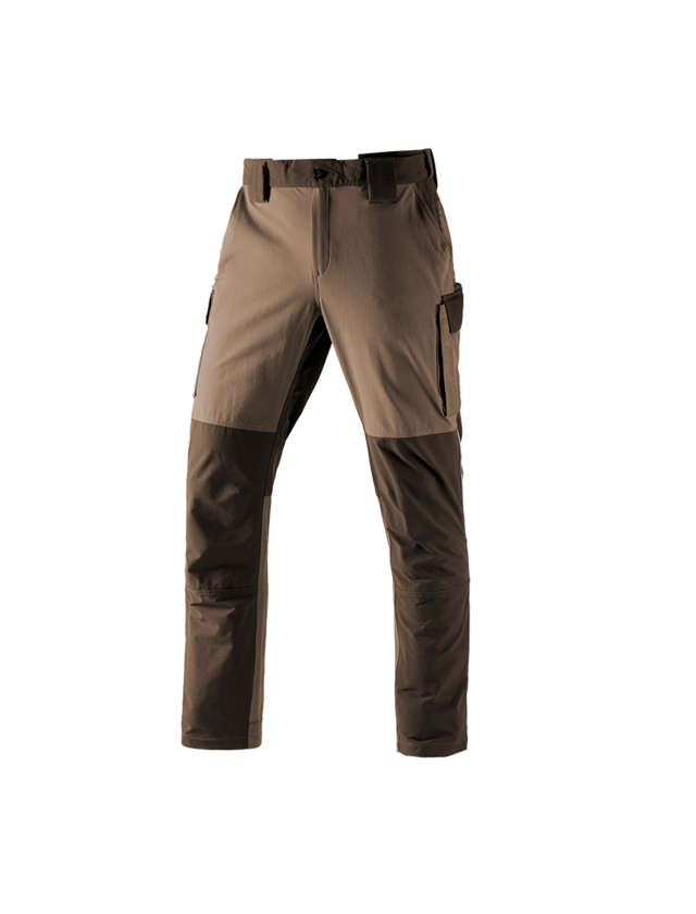 Work Trousers: Functional cargo trousers e.s.dynashield + hazelnut/chestnut 2